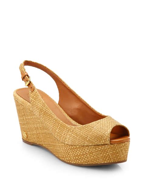 women's raffia wedge sandals